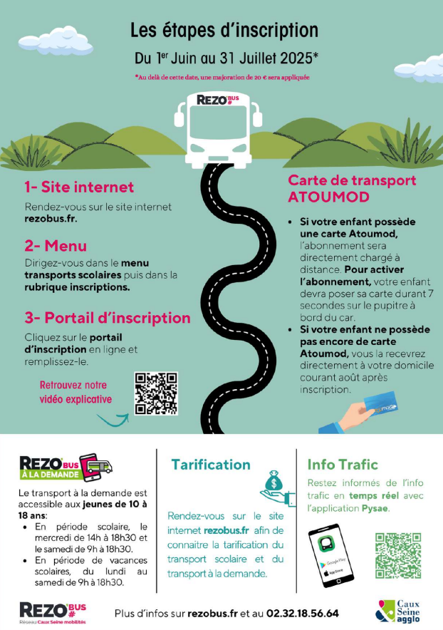 Inscription Transport Scolaire